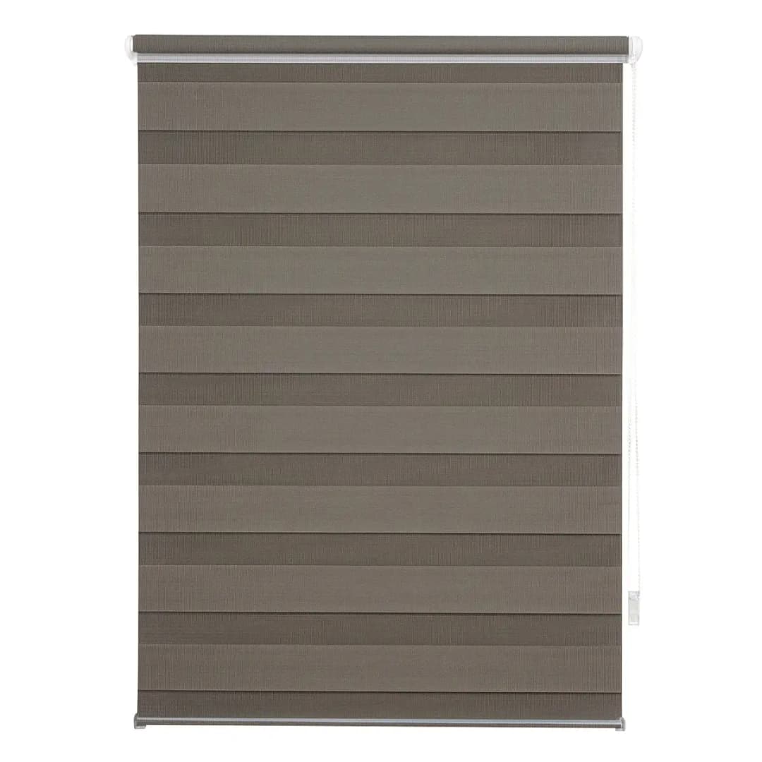 Klemmfix Doppelrollo Blickdicht | Braun