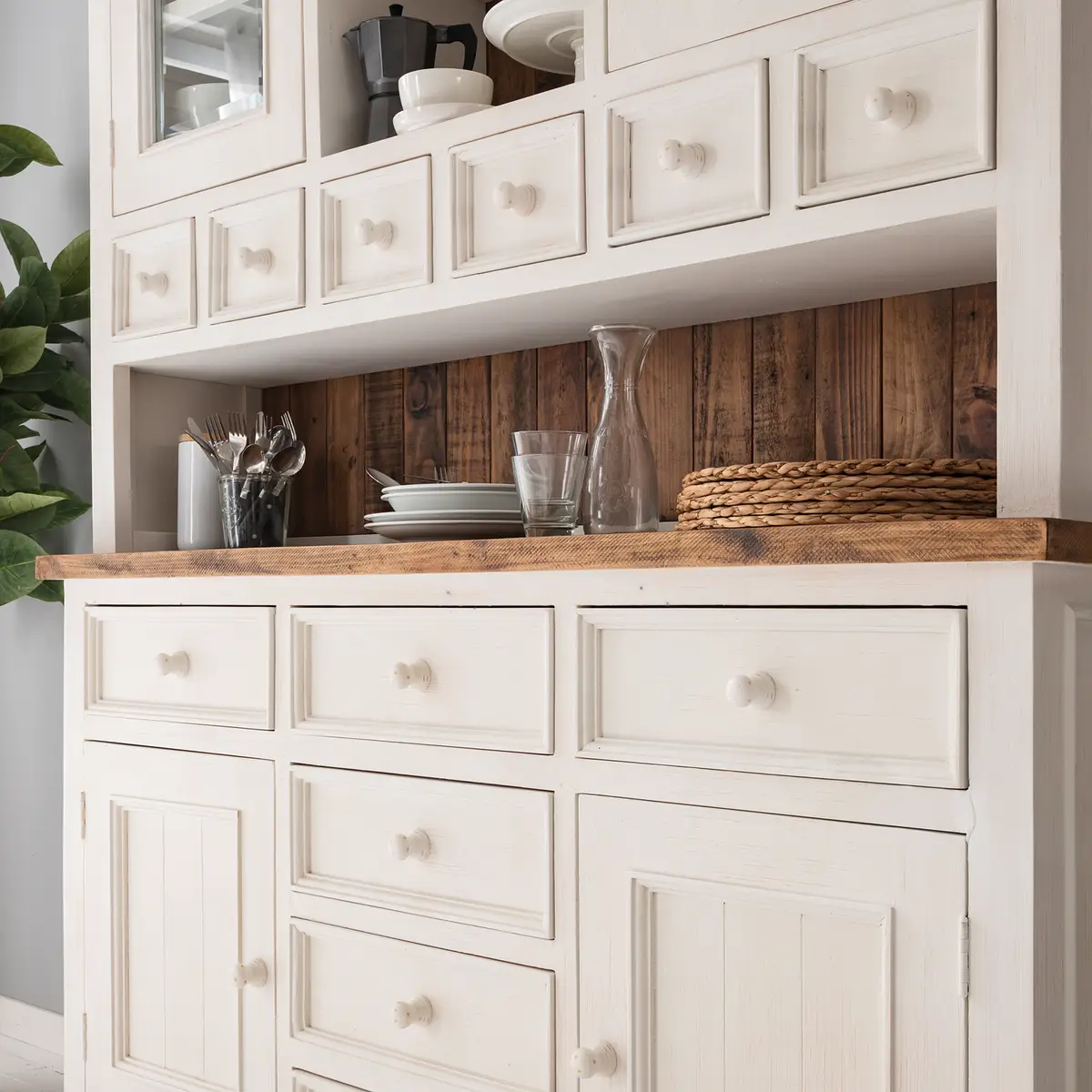 Buffetschrank Balignton | Weiß
