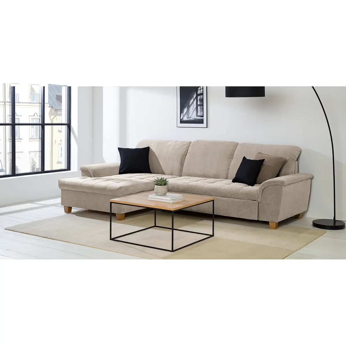 Ecksofa Charlo | Braun