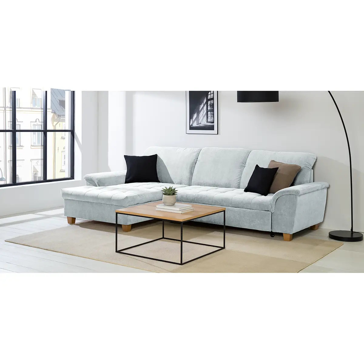 Ecksofa Charlo | Blau