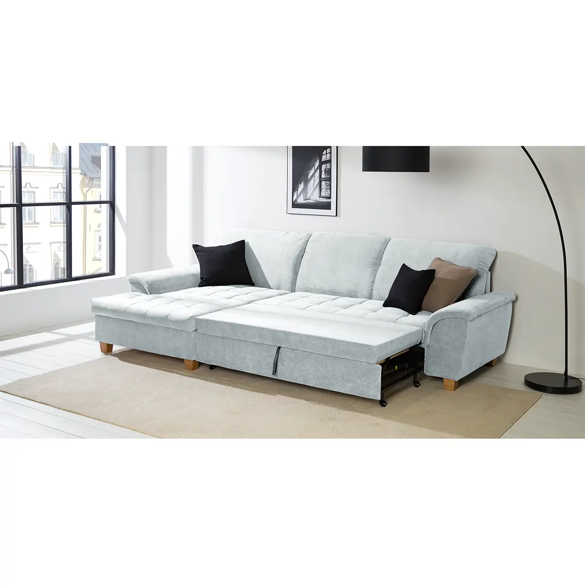 Ecksofa Charlo | Blau