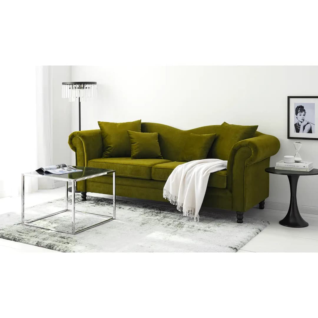 3-Sitzer Sofa Chepi | Grün