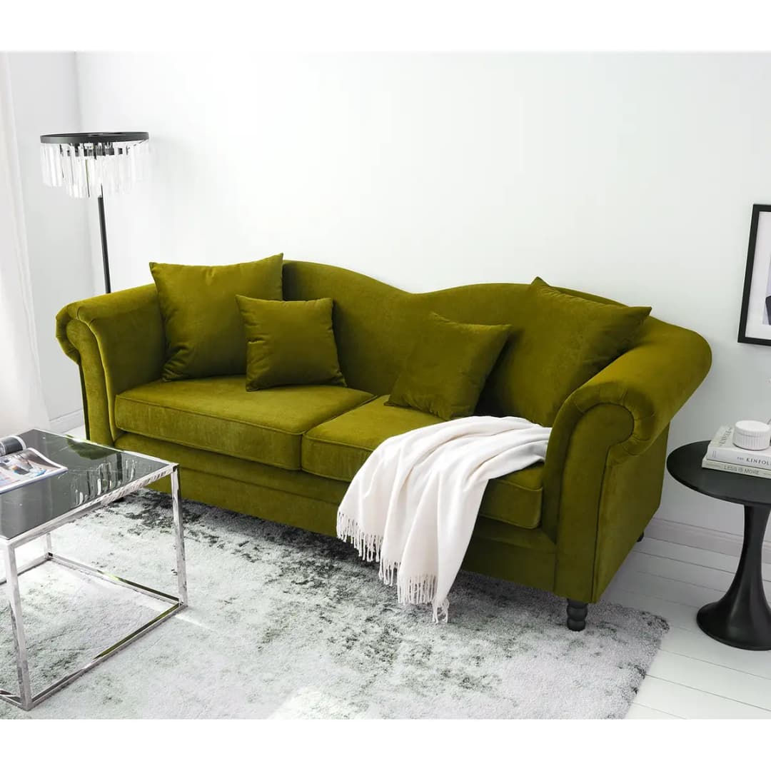 3-Sitzer Sofa Chepi | Grün