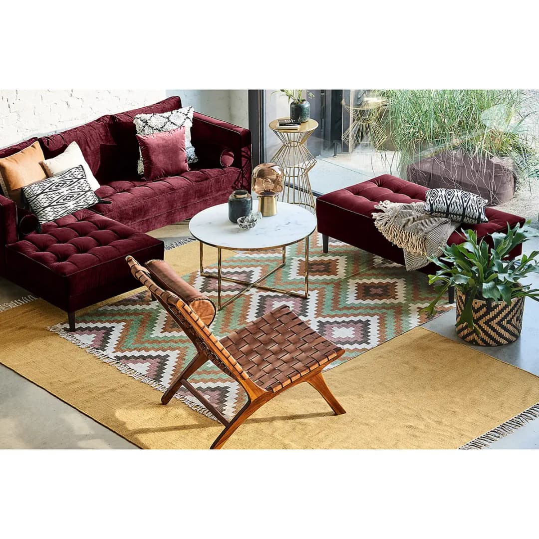 Ecksofa Pauno | Rot