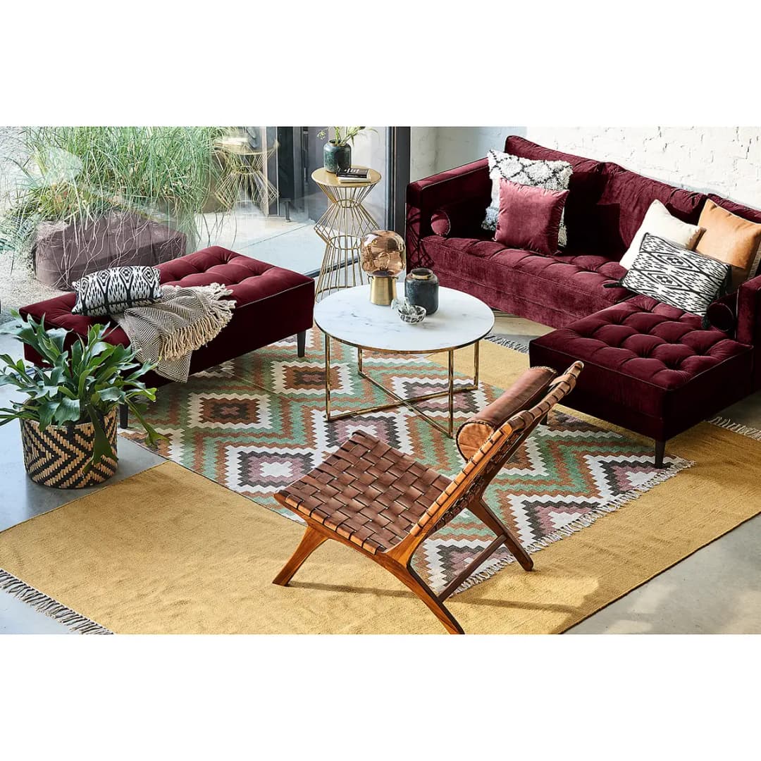 Ecksofa Pauno | Rot