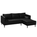 Ecksofa Pauno | Schwarz