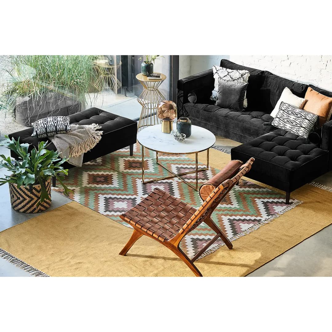 Ecksofa Pauno | Schwarz