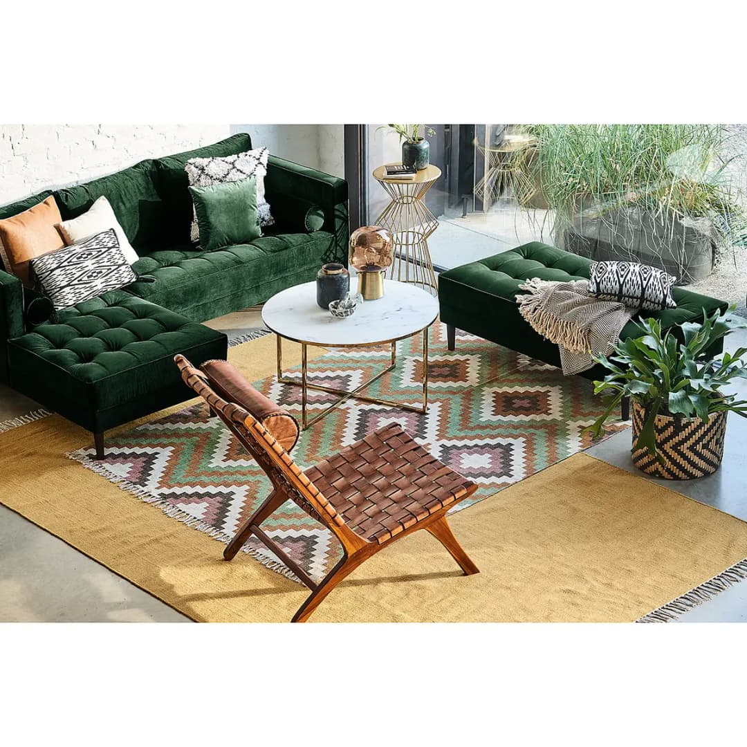 Ecksofa Pauno | Grün