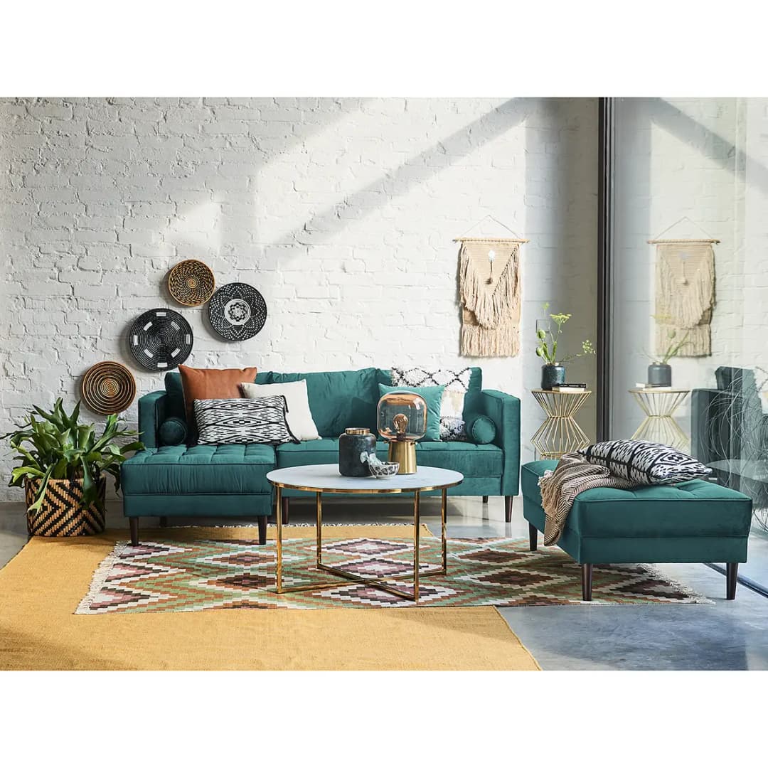 Ecksofa Pauno | Blau