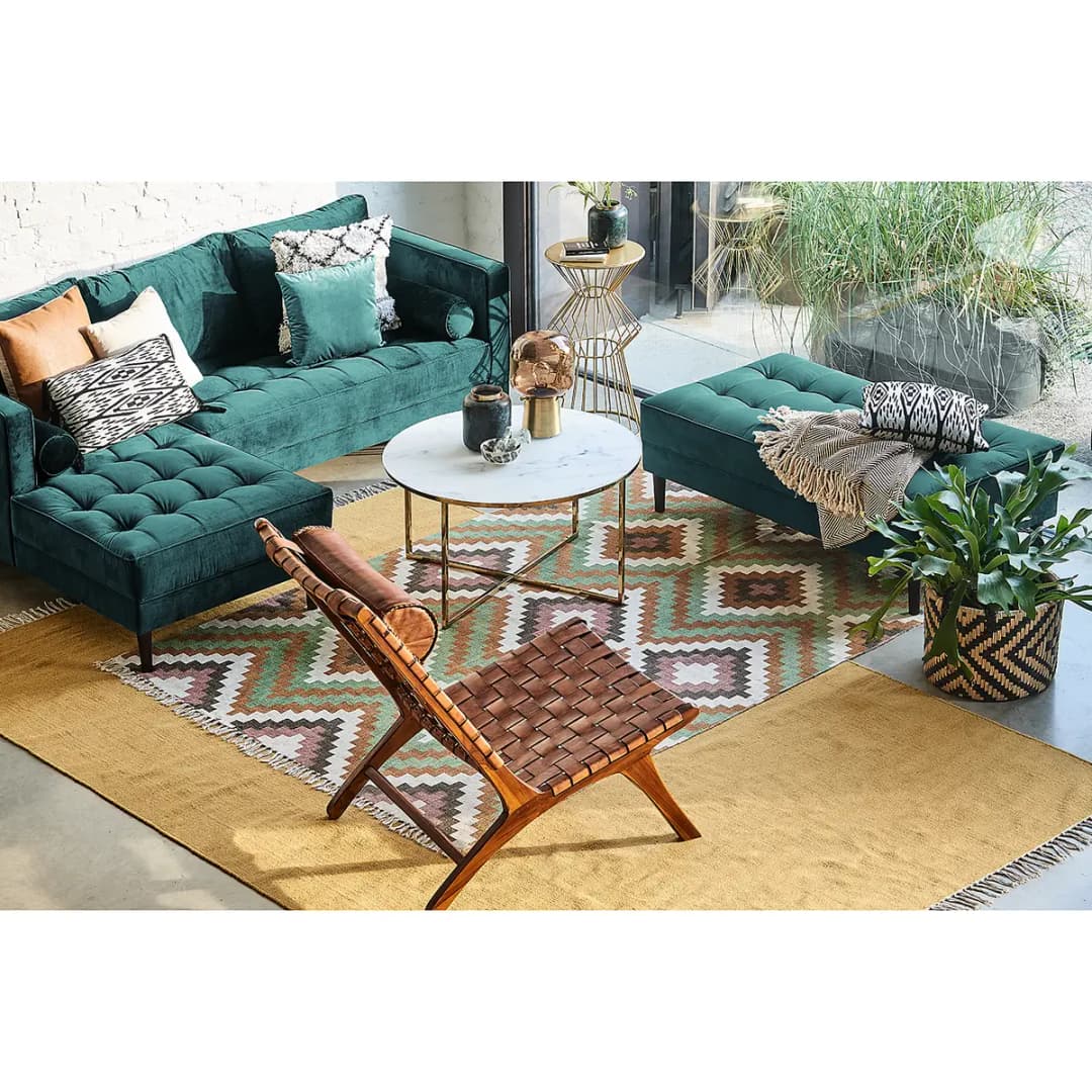 Ecksofa Pauno | Blau