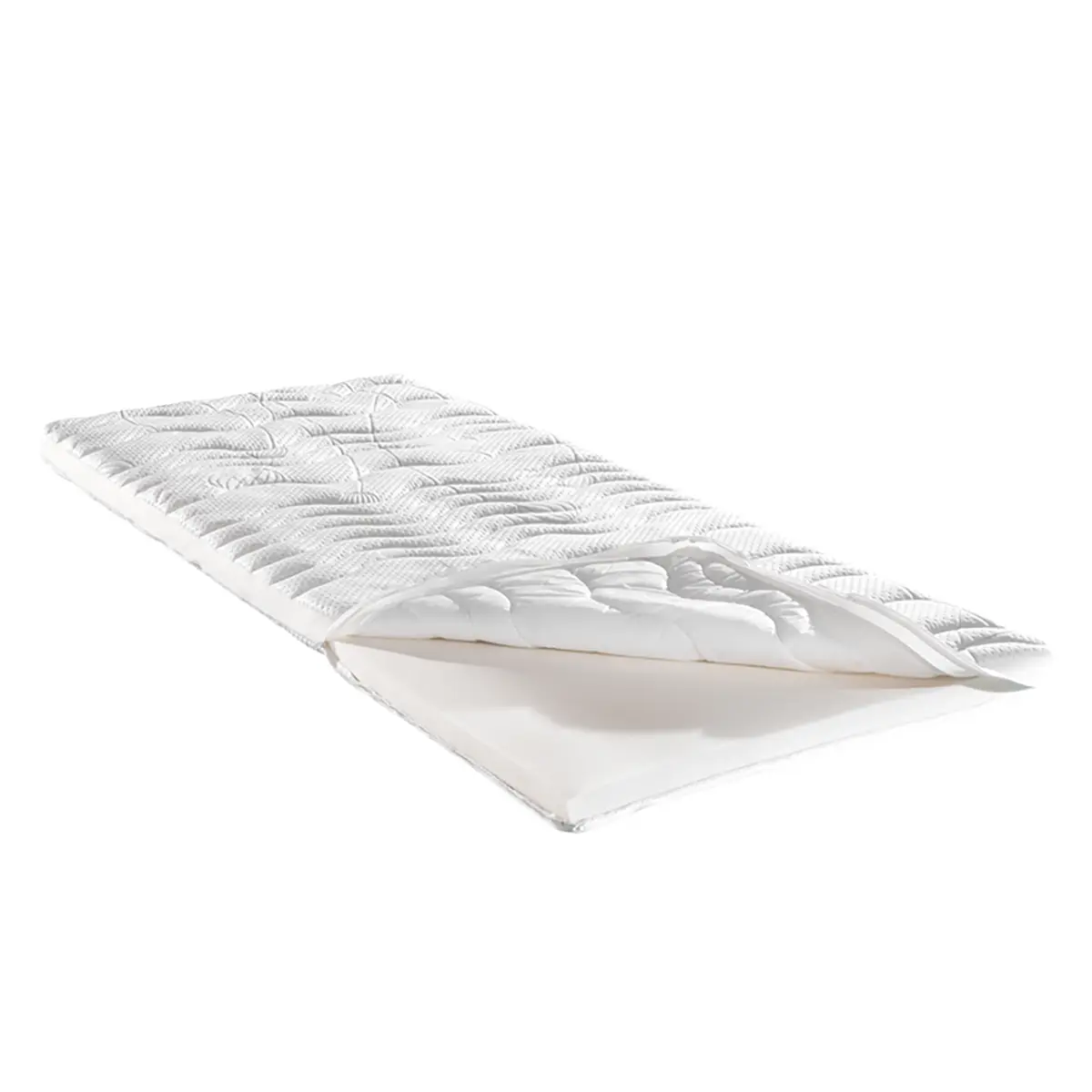 Viscoschaum-Topper SoftSleep 120 x 200cm | Weiß