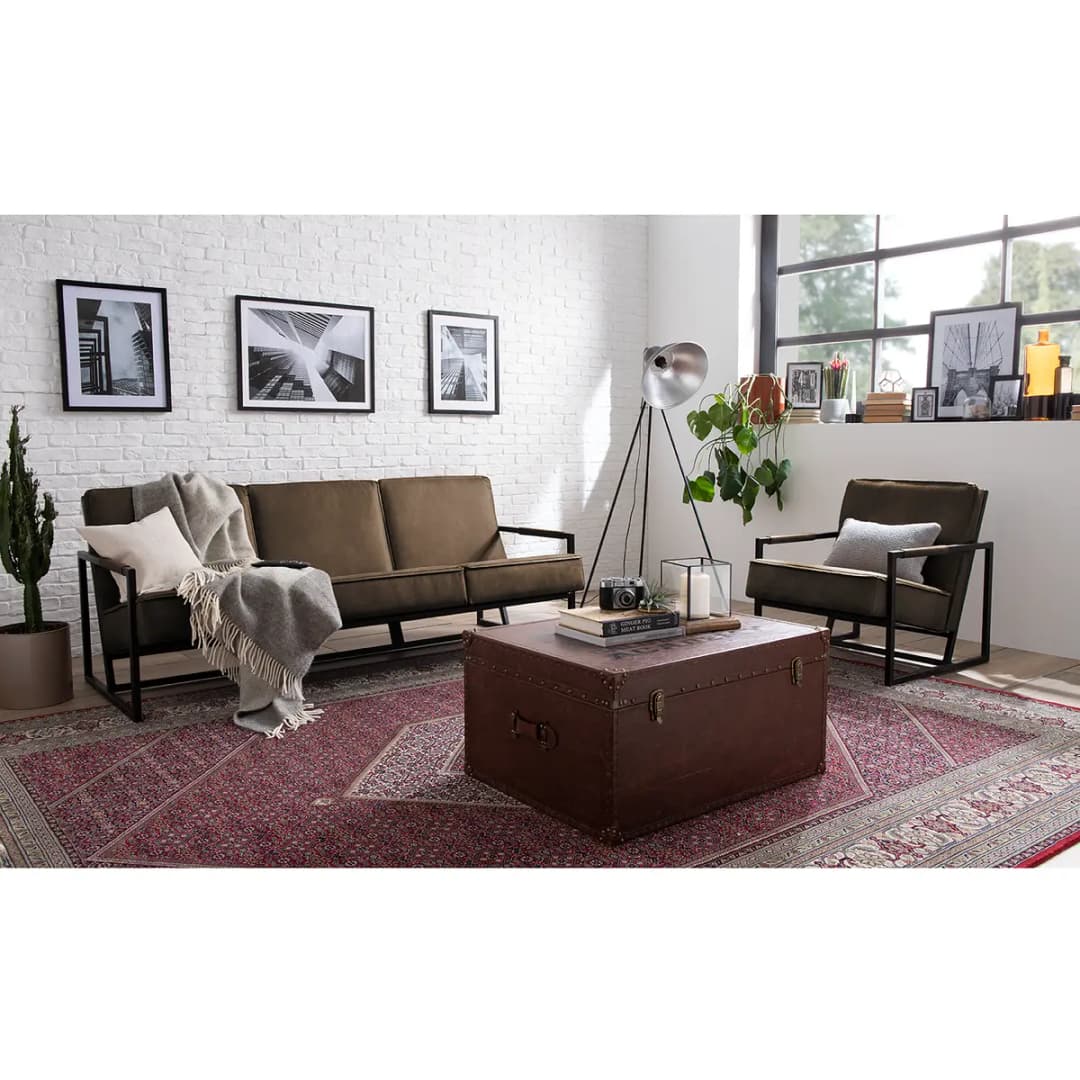 Sofa Rhode 3-Sitzer | Braun