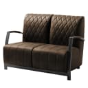Sofa Straid 2-Sitzer | Braun