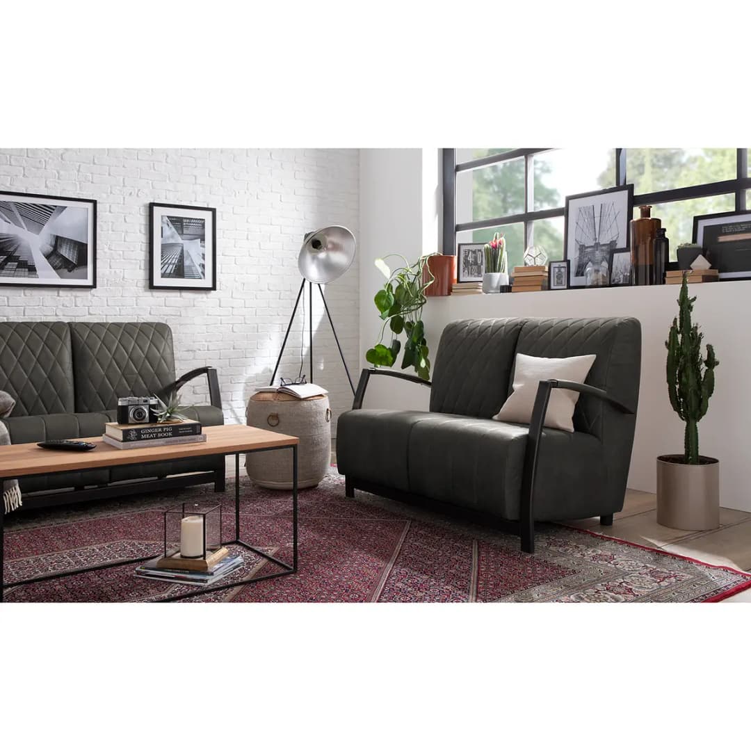 Sofa Straid 2-Sitzer | Grau
