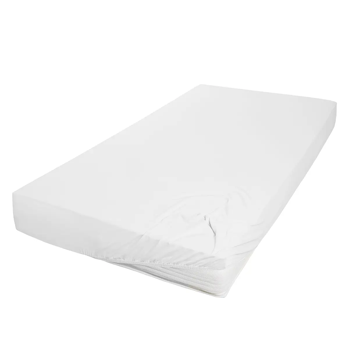 Mako-Feinjersey-Spannbetttuch Rioux | Weiß
