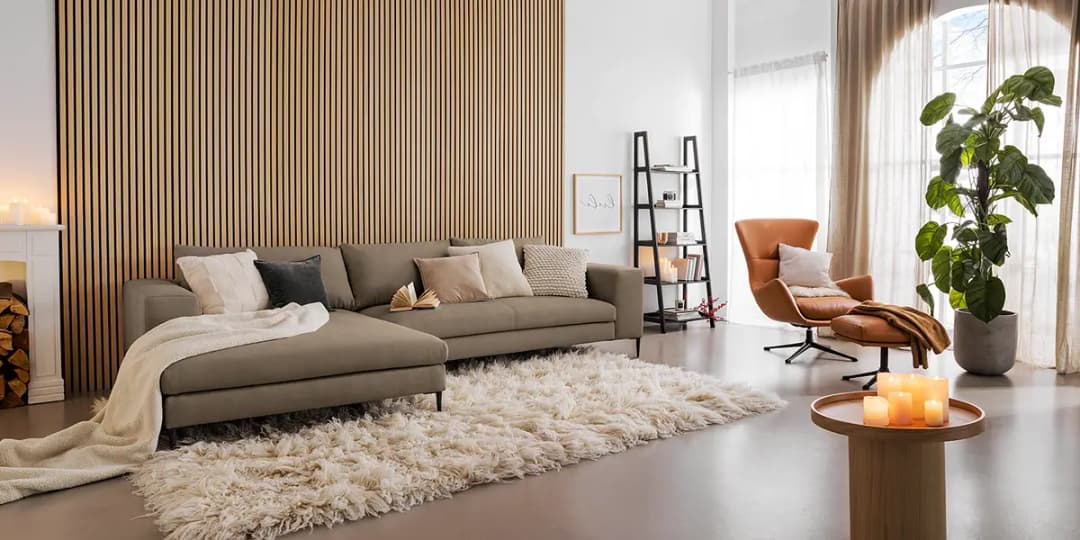 Ecksofa Caya | Braun