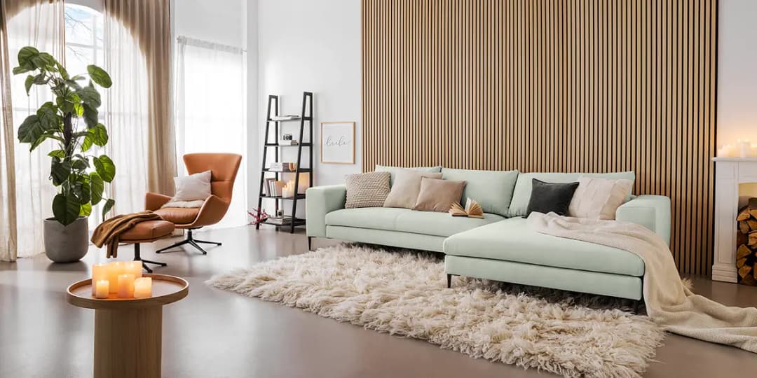 Ecksofa Caya | Grau