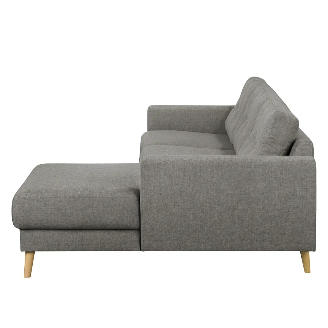 Ecksofa Luba | Grau