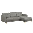 Ecksofa Luba | Grau
