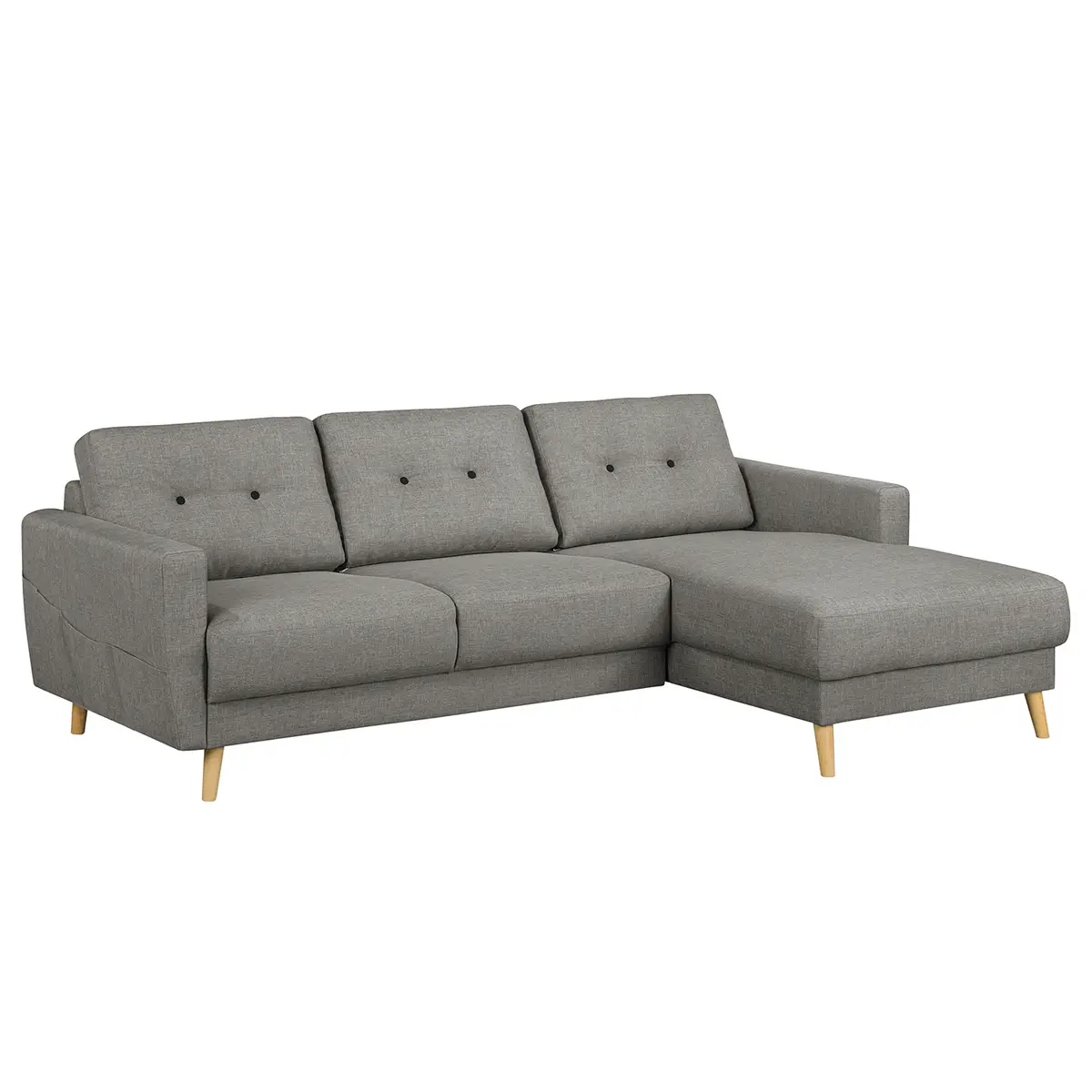 Ecksofa Luba | Grau
