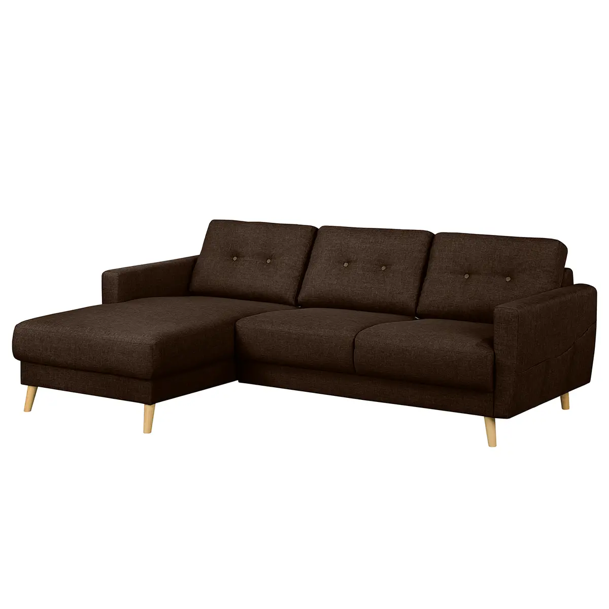 Ecksofa Luba | Braun