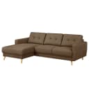 Ecksofa Luba | Braun