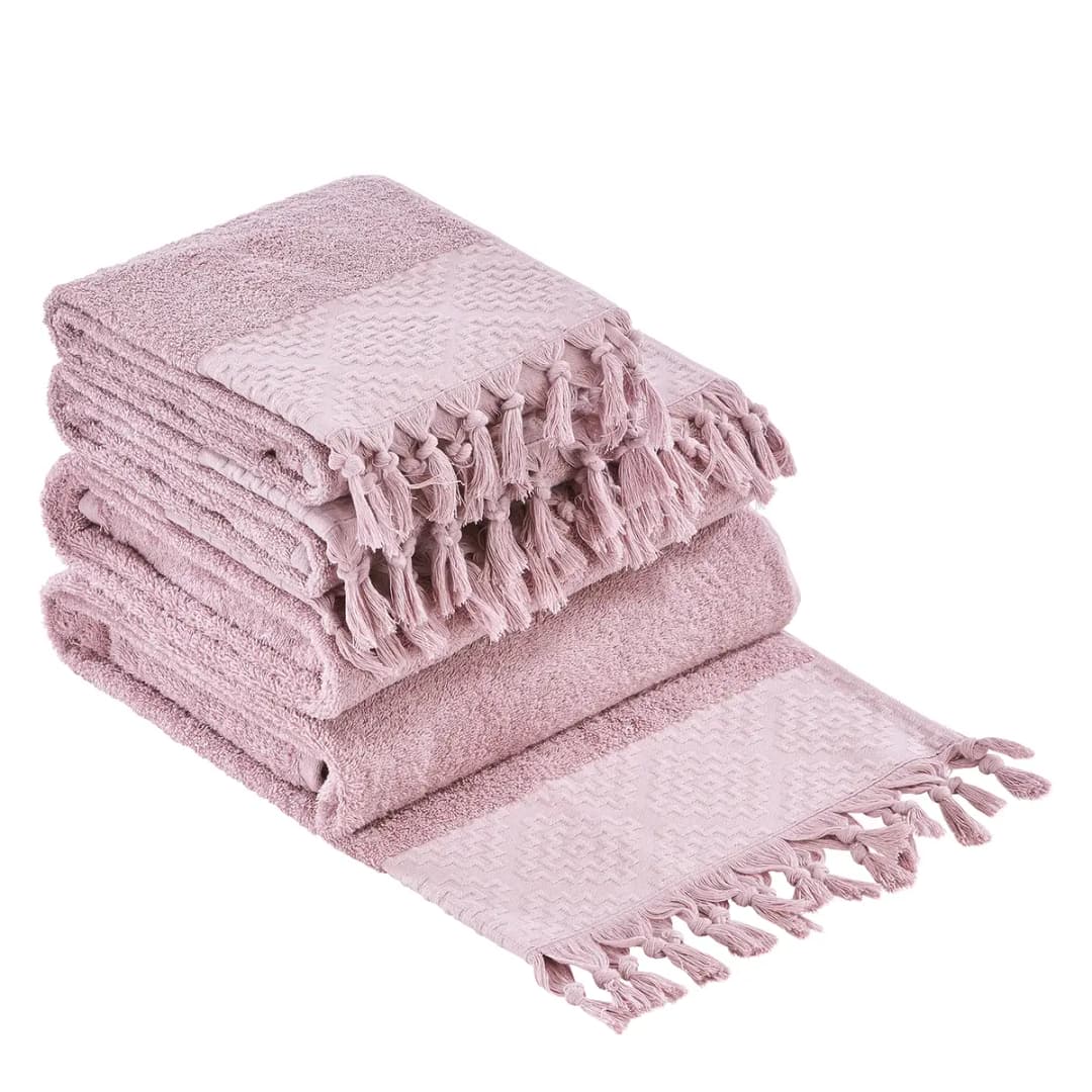 Handtuchset Prov Boheme I 4-teilig | Mehrfarbig
