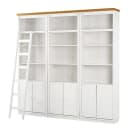 Massive Bücherwand Typ C | Holztöne