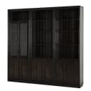 Massive Bücherwand Typ F | Braun