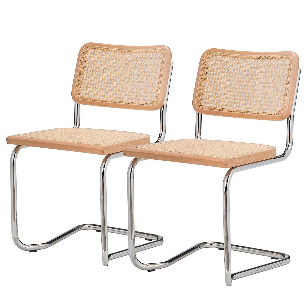 Freischwinger Stühle Holm | Beige