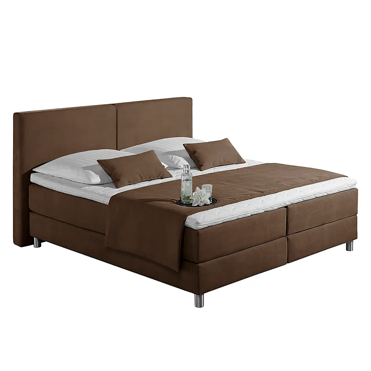 loftscape Boxspringbett Nilan | Braun