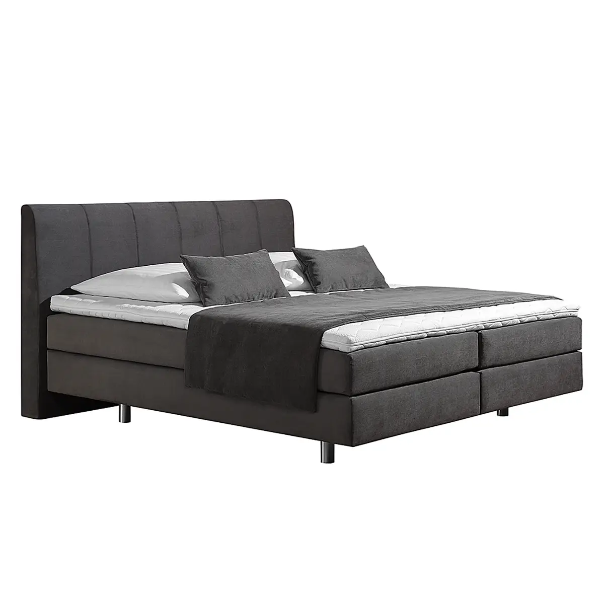 Boxspringbett Baila | Grau