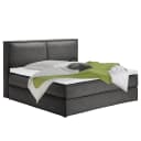 Premium Boxspringbett mit Kopfteil 200 x 220cm Flachgewebe