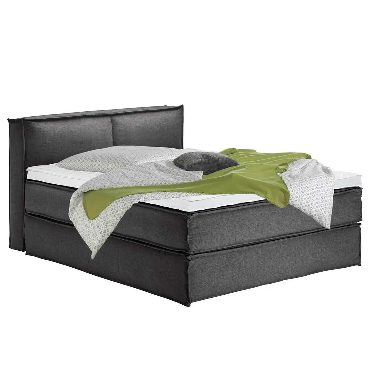 Premium Boxspringbett KINX | Grau