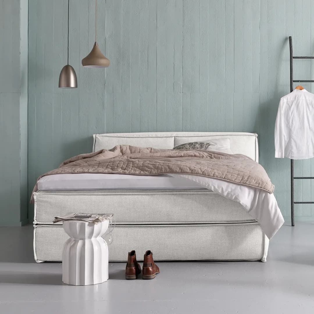 Premium Boxspringbett KINX | Weiß
