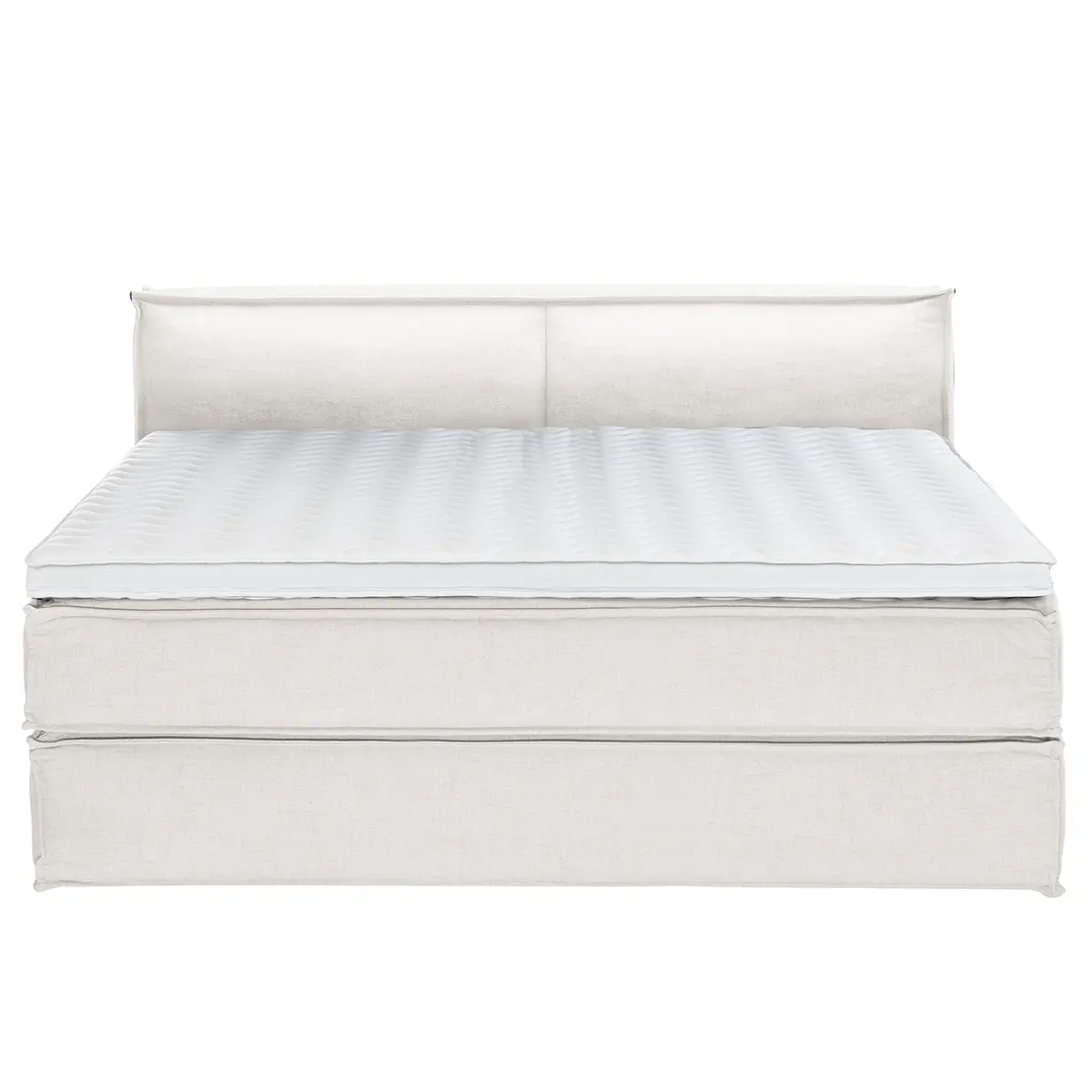 Premium Boxspringbett KINX | Weiß