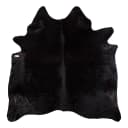 Rinderfell Teppich | Schwarz