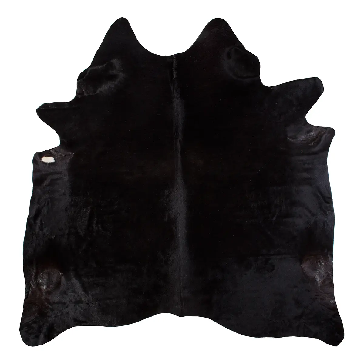 Rinderfell Teppich | Schwarz