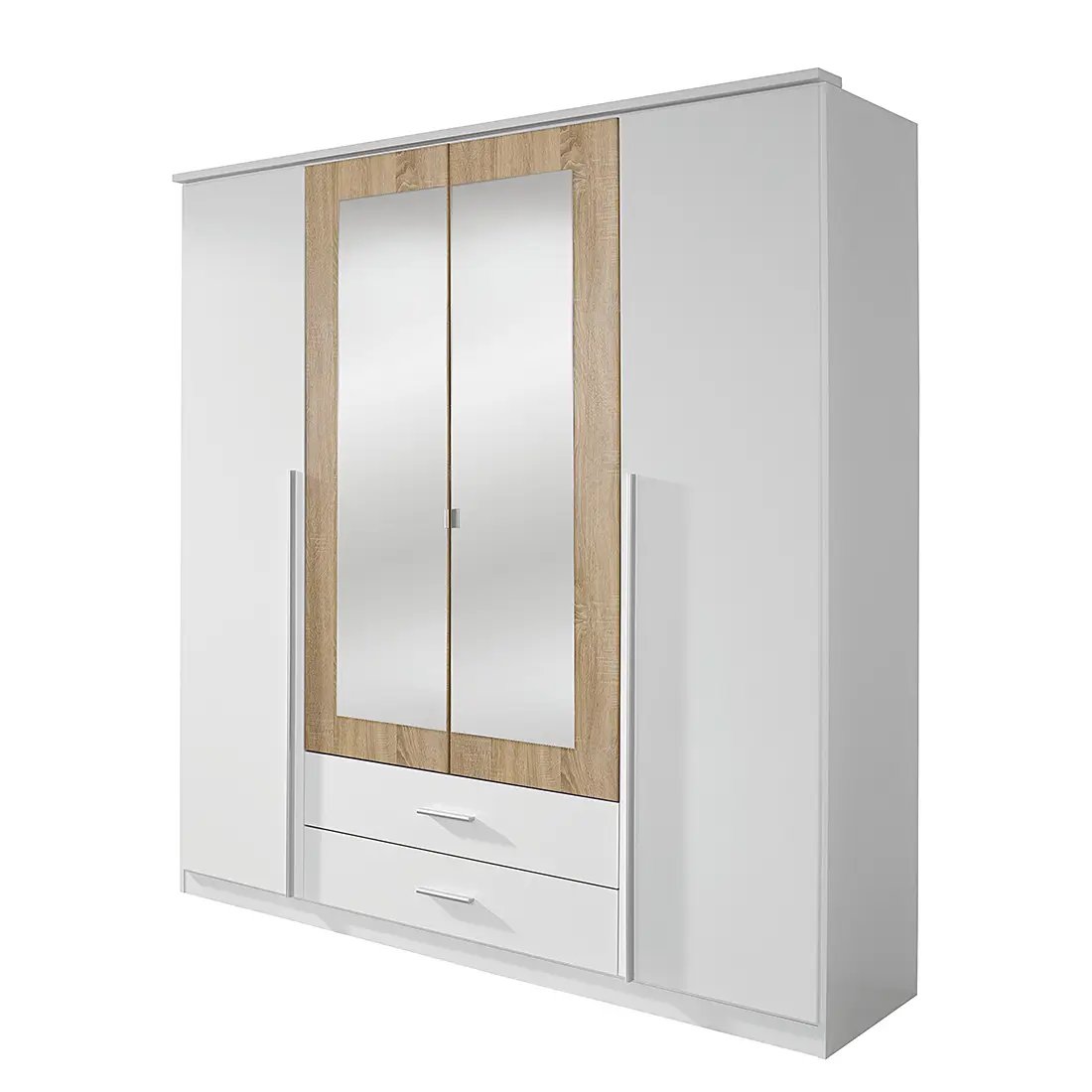 Drehtürenschrank Krefeld | Weiß