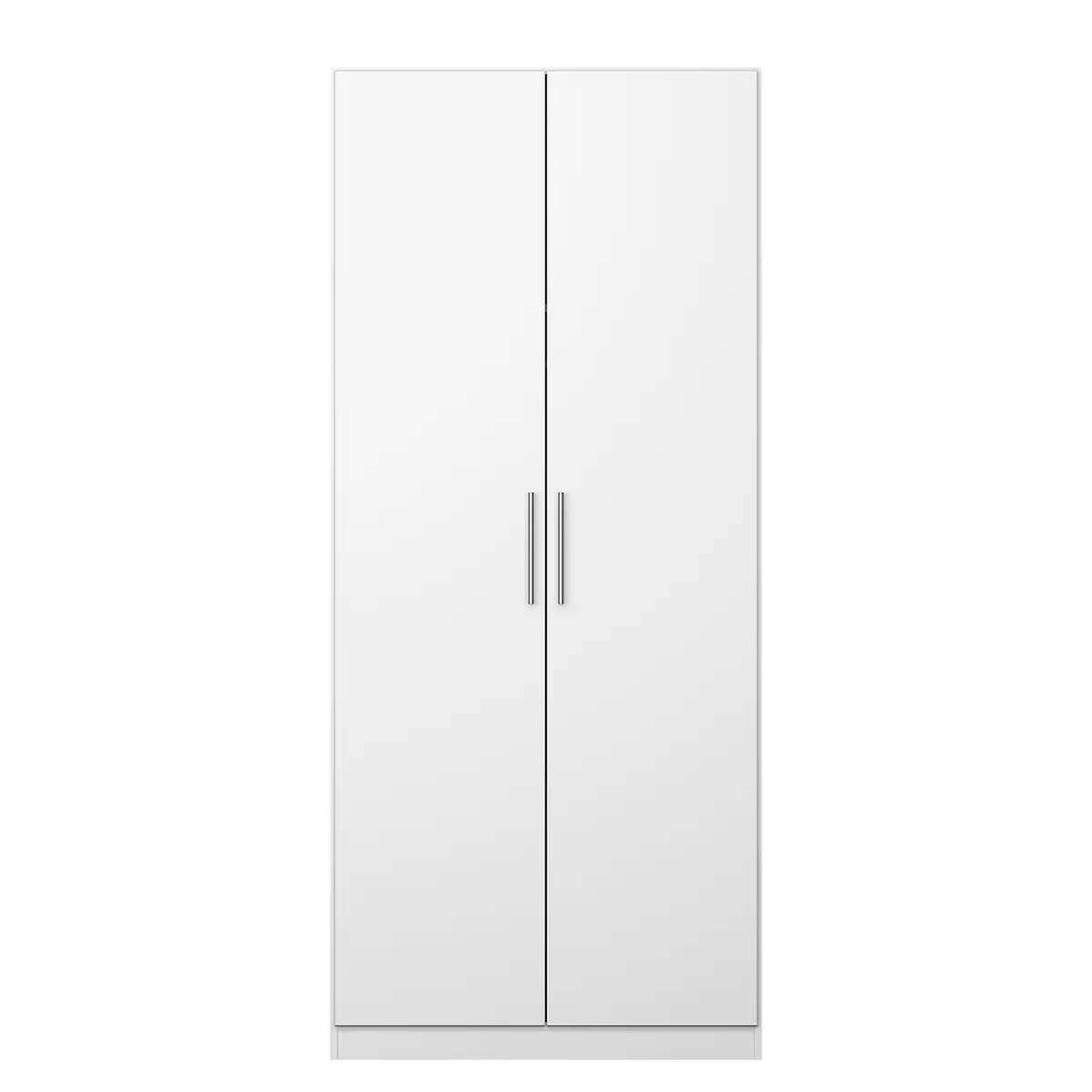Drehtürenschrank V 91 x 210cm Weiß/Alpinweiß | Weiß