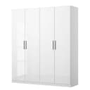Drehtürenschrank V | Weiß