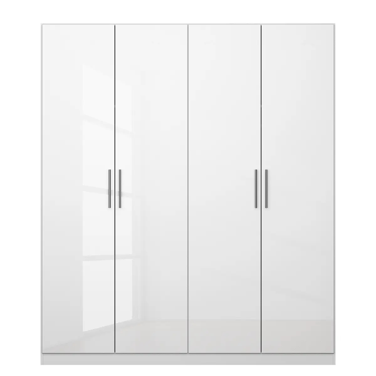 Drehtürenschrank V | Weiß