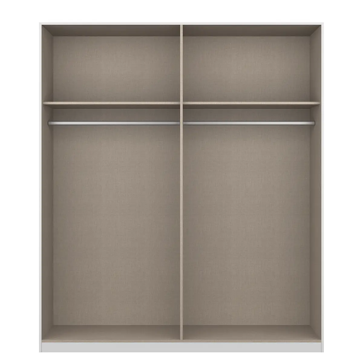Drehtürenschrank V | Weiß