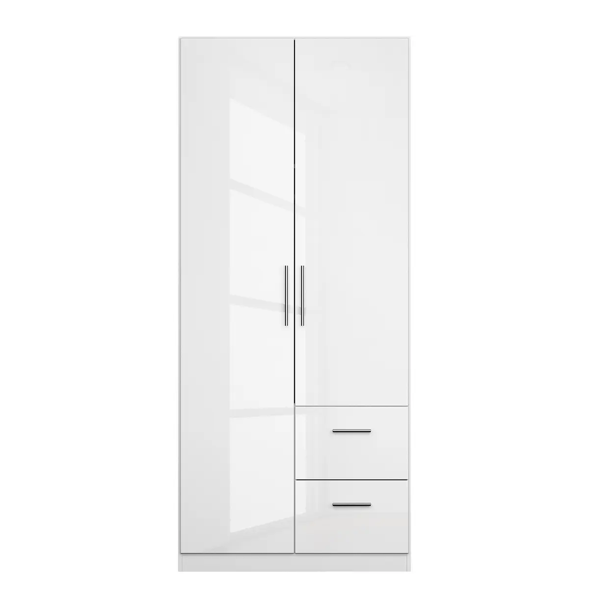 Drehtürenschrank KiYDOO II | Weiß