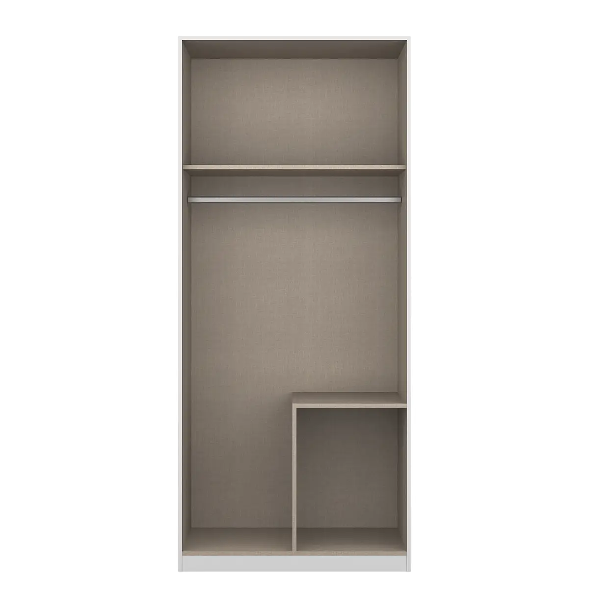 Drehtürenschrank KiYDOO II | Weiß
