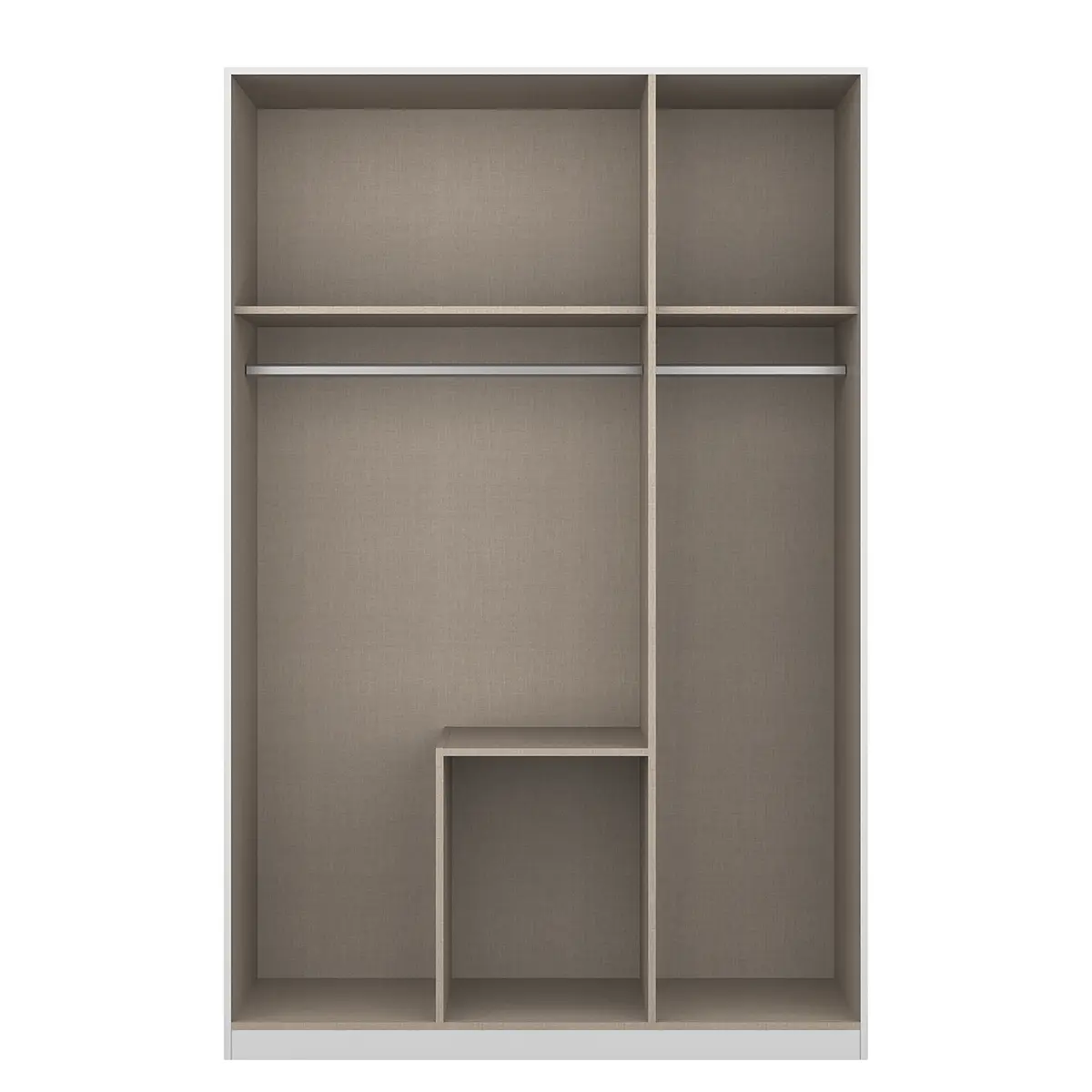 Drehtürenschrank KiYDOO II | Weiß