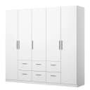 Drehtürenschrank II | Weiß
