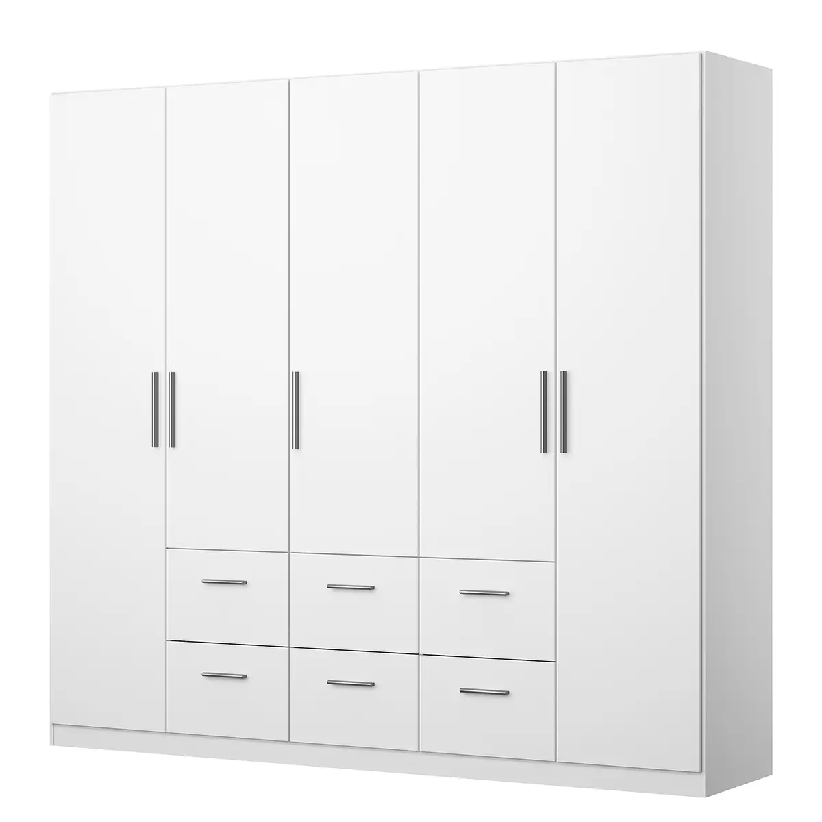 Drehtürenschrank II | Weiß