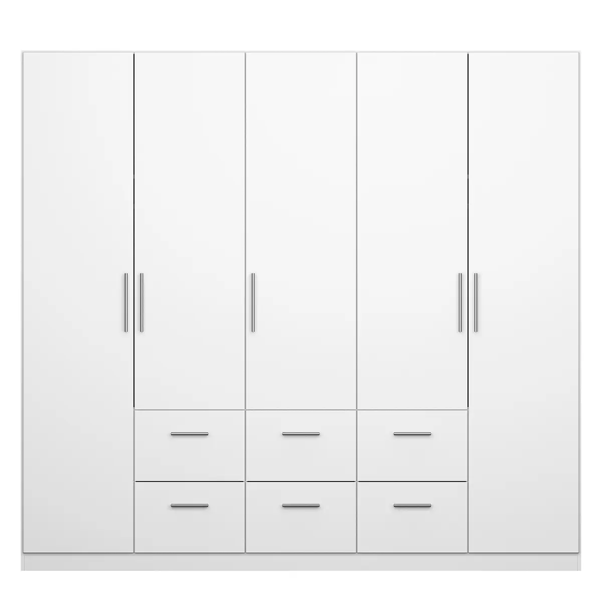 Drehtürenschrank II | Weiß