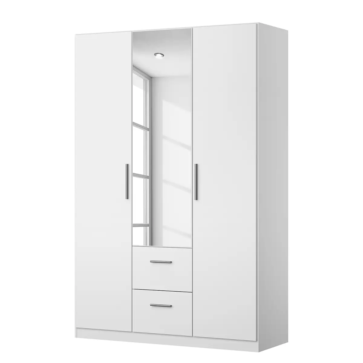 Drehtürenschrank III | Weiß